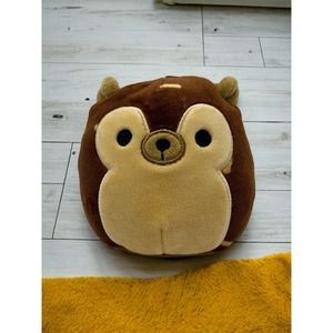 Squishmallows 4” HANS the brown hedgehog from 5th Anniversary box set